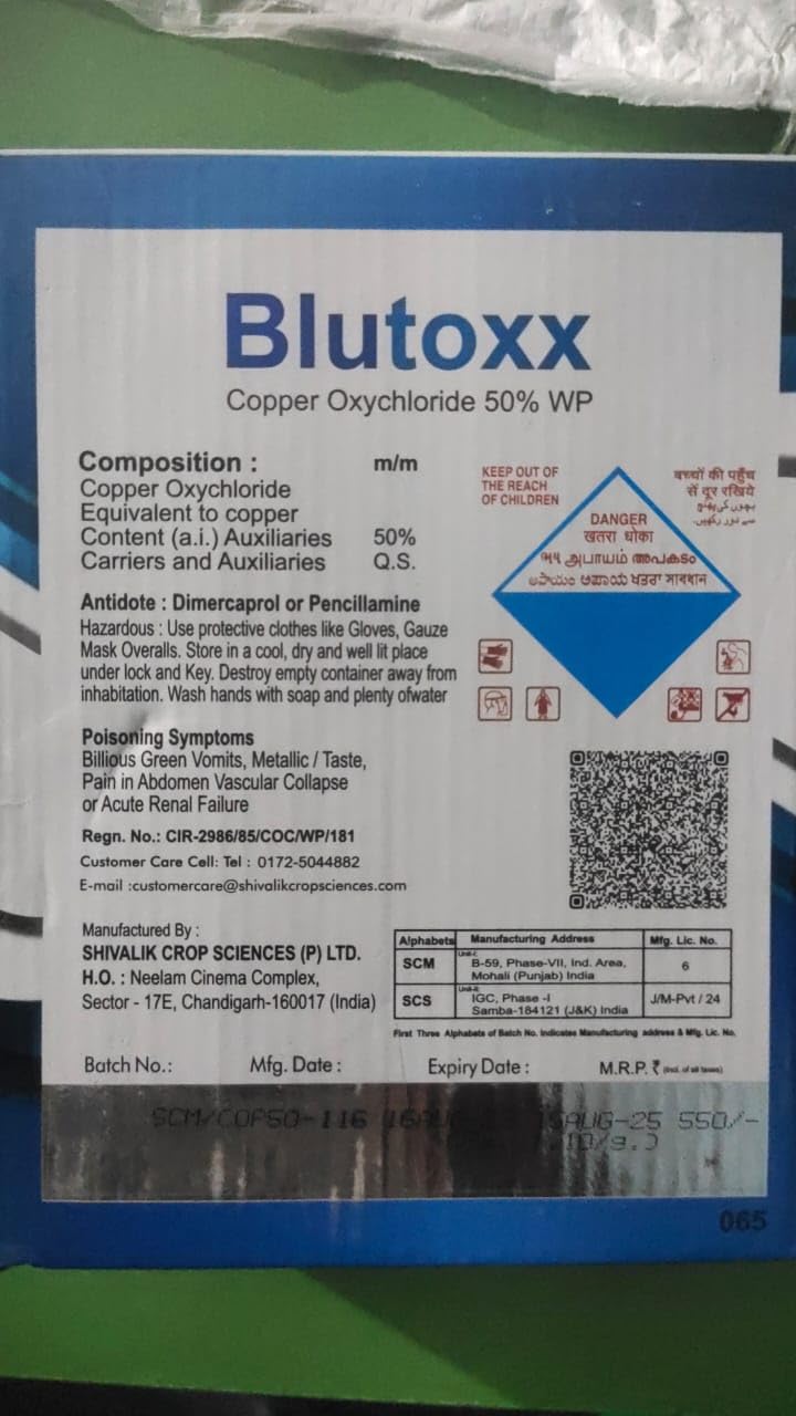 Blutoxx Copper for plants (500 gm)