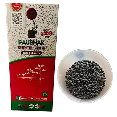 Paushak Super 100 ml with Organic Dap Plant Growth Regulator For All Crops 300 gm